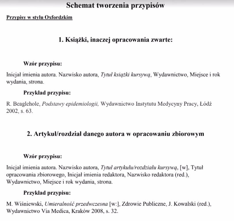 Jak prawidłowo zrobić przypisy?