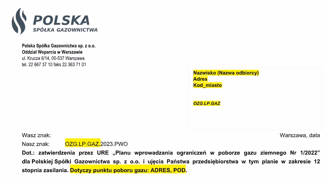 Jak złożyć wniosek do PGNiG?