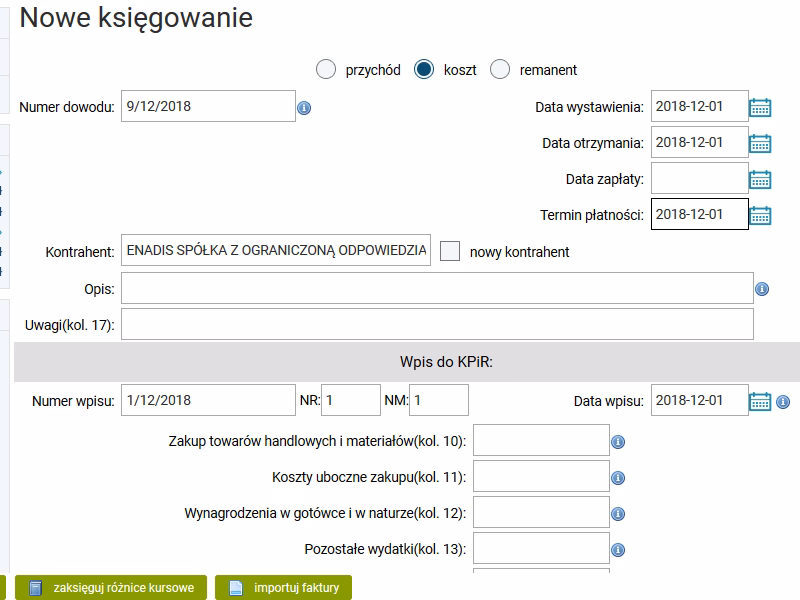 Co to jest rejestr zakupów?