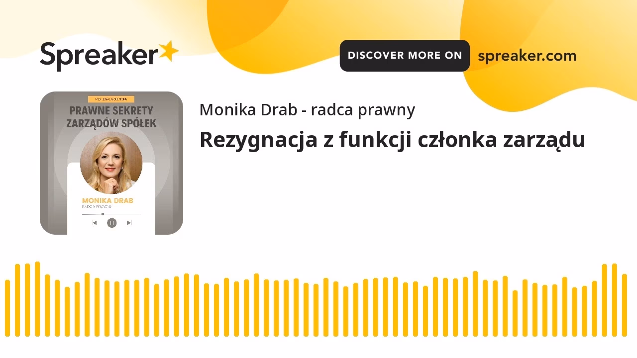 Jak zrezygnować z prezesa spółki?
