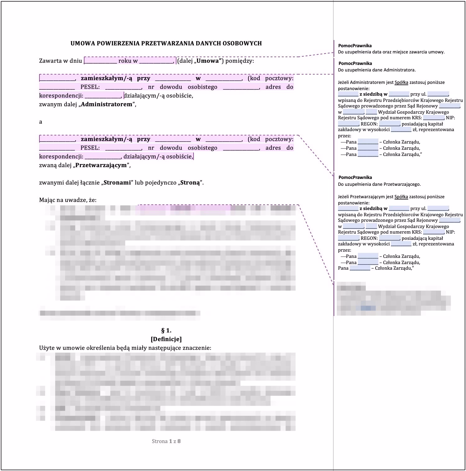 Czy z pocztą polską trzeba podpisać umowę powierzenia RODO?