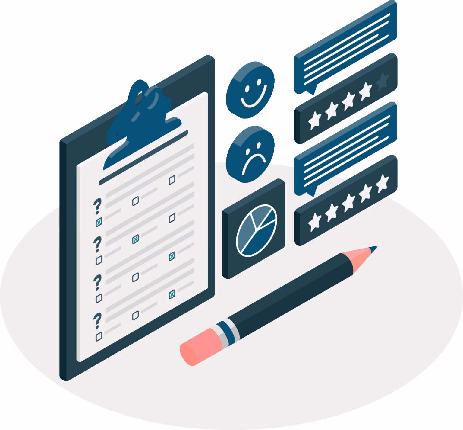 What is the difference between inspection, audit, and survey?
