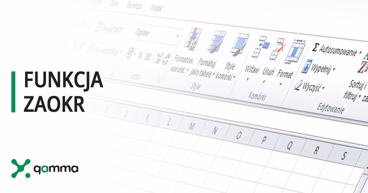 Jak zaokrąglić dane finansowe w programie Excel?