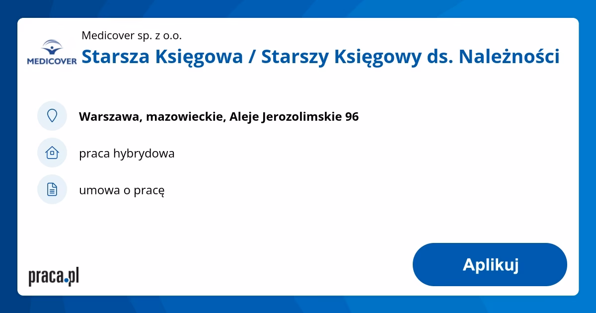 Czym zajmuje się starszy księgowy?