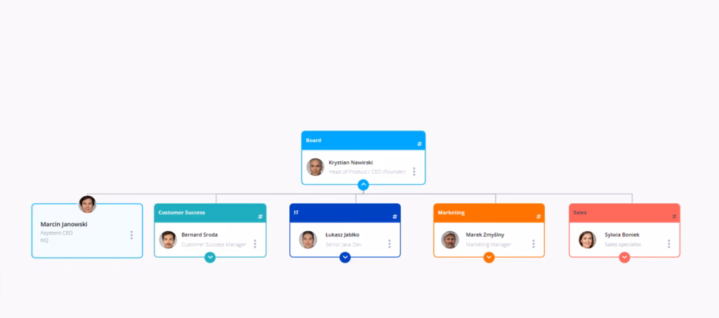 Na czym polega struktura organizacyjna liniowa?