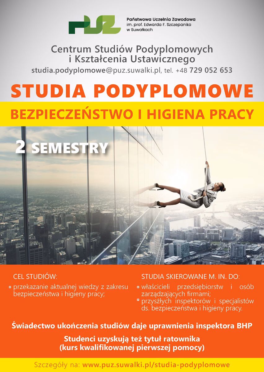 Czy warto robić studia podyplomowe z BHP?
