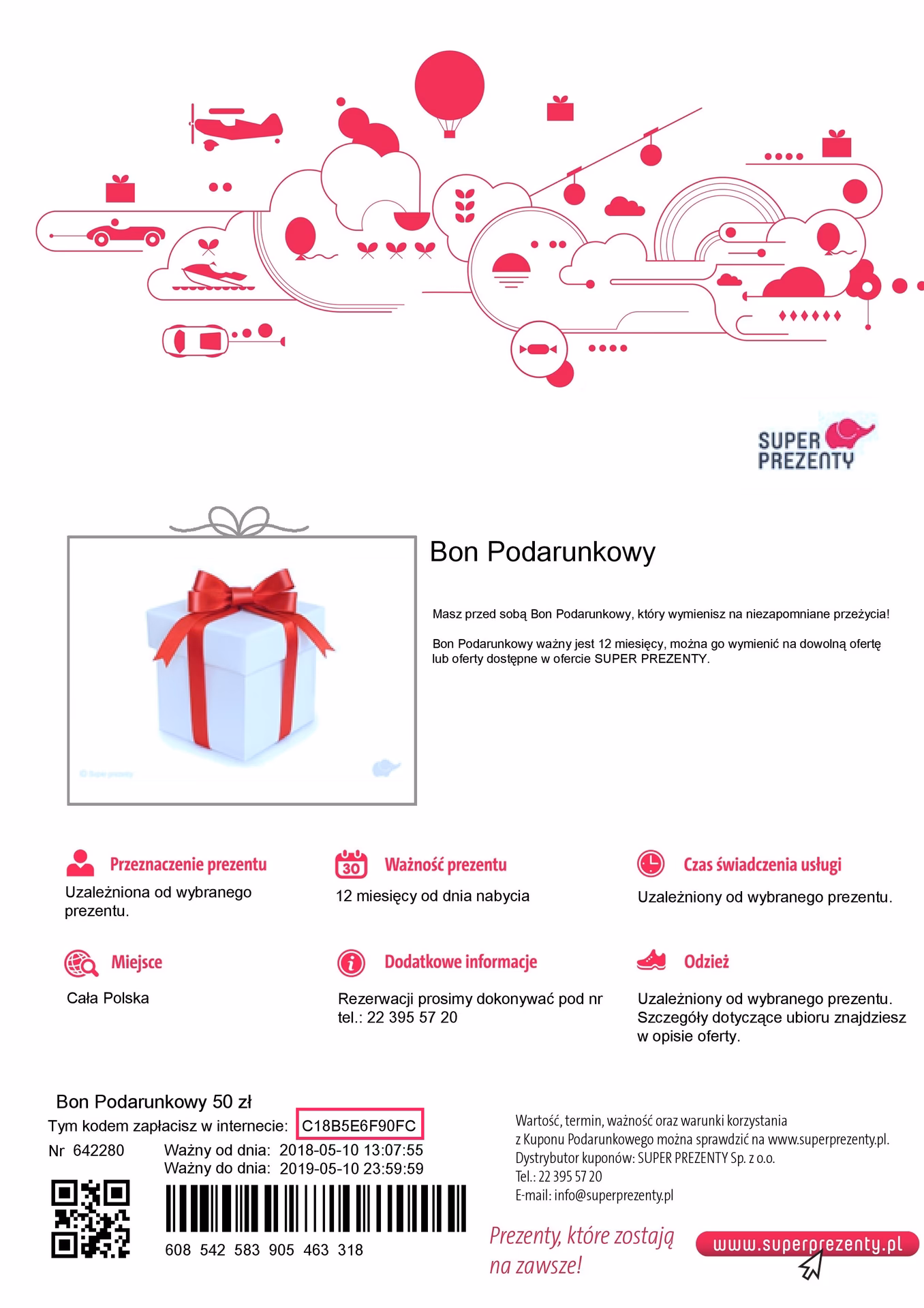 Jaka jest ważność Super prezentów?