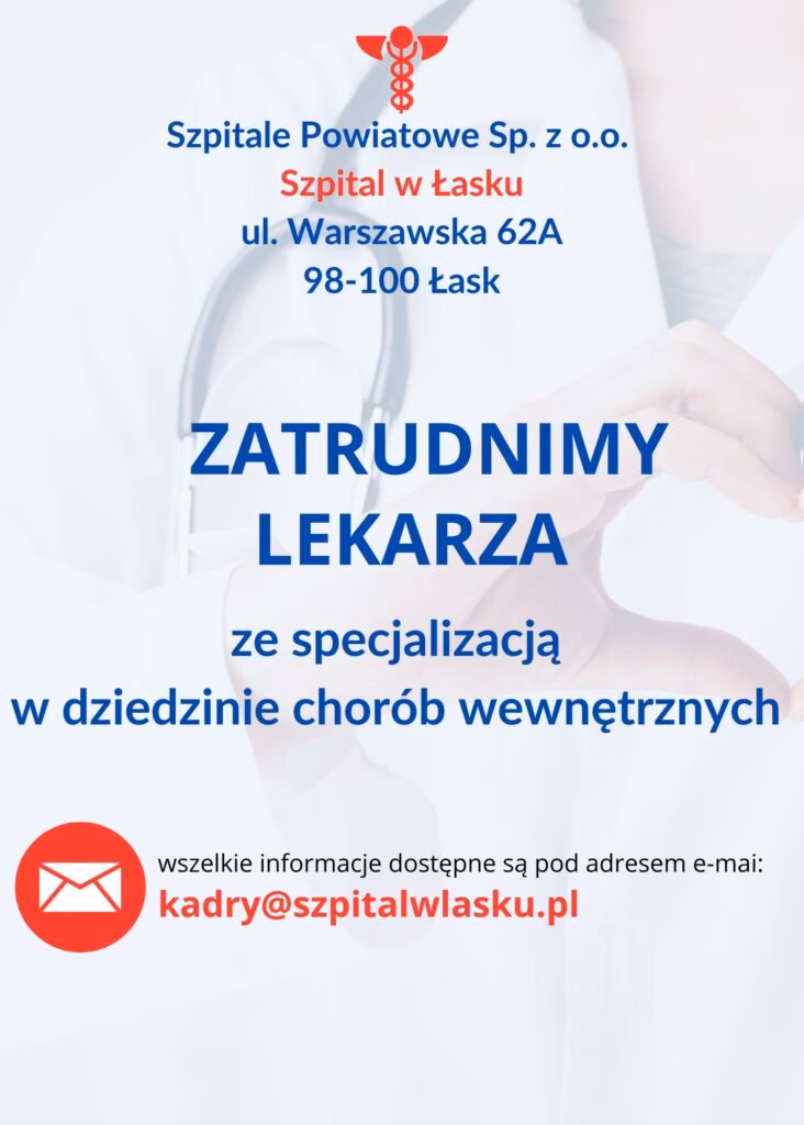 Kiedy wybudowano szpital w Łasku?