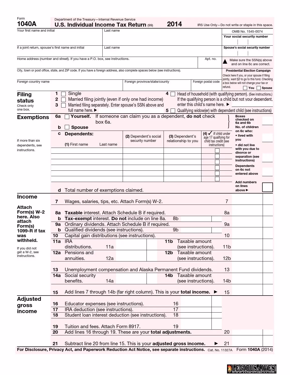What is an US individual income tax return?