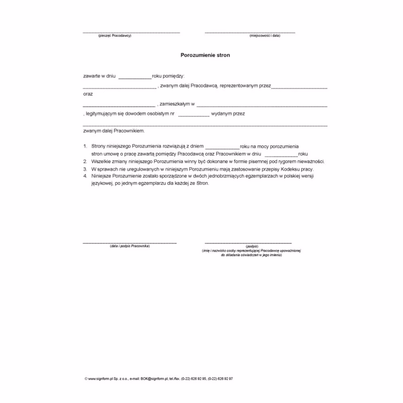 Czym się różni umowa od porozumienia?