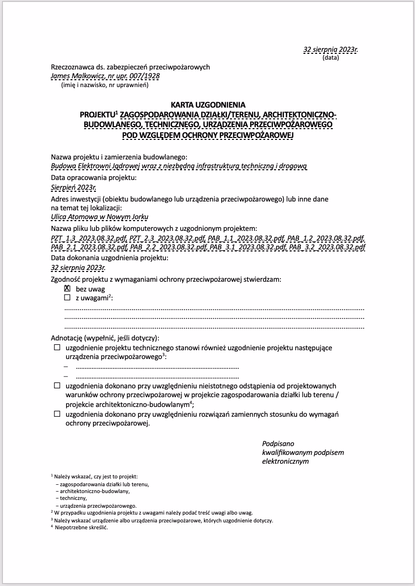 Kiedy opinia przeciwpożarowa jest niezbędna?