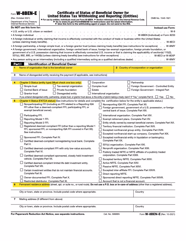 Czym jest formularz W8 dla firm?