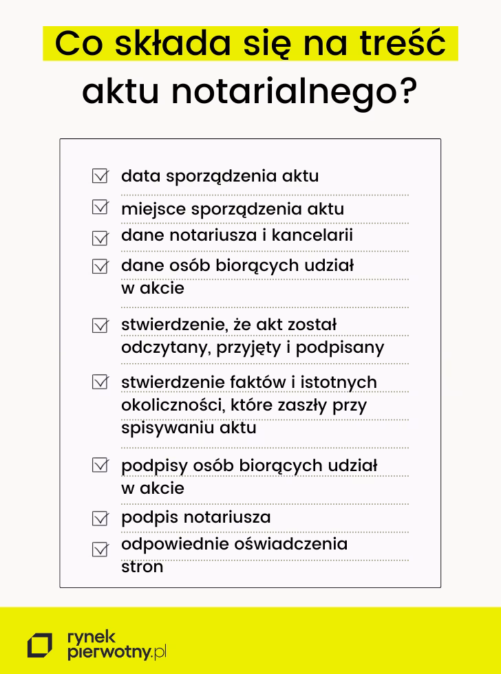 Czy akt notarialny jest dokumentem księgowym?