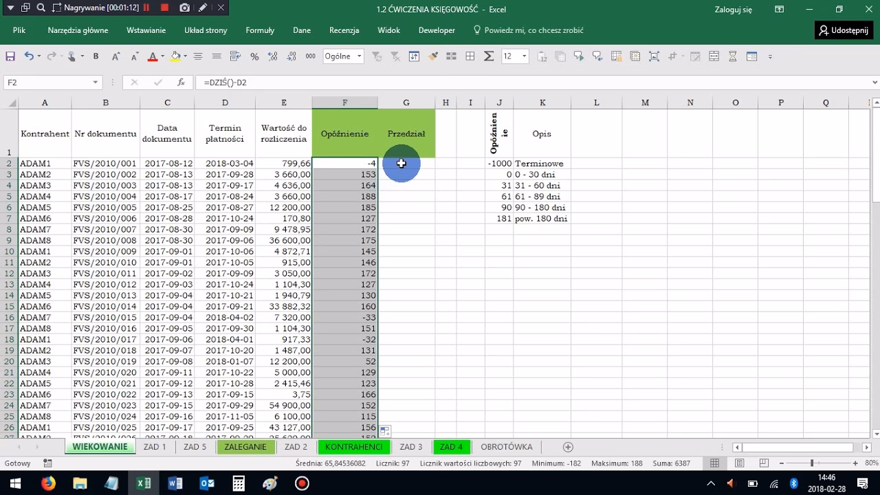 Co to znaczy wiekowanie?