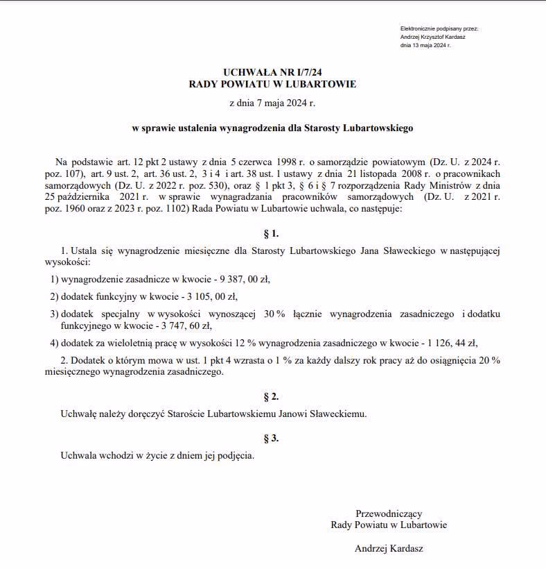 Jakie są zarobki w starostwie powiatowym?