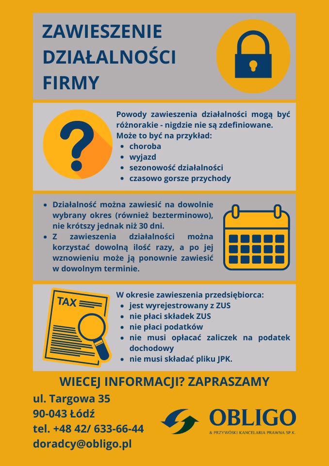 Czy trzeba się rozliczać z zawieszonej działalności?